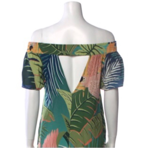 FarmRio Dress Tropical Pattern - Picture 5 of 8